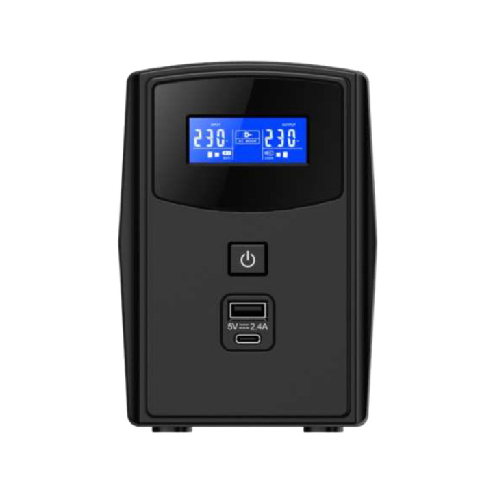Phasak SAI Sirius Interactivo 1000 VA 600 W LCD – PH 7310