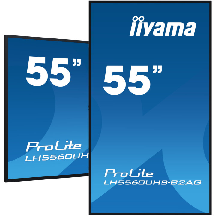 iiyama LH5560UHS-B2AG pantalla de señalización Pizarra de caballete digital 138,7 cm (54.6") LED Wifi 500 cd / m² 4K...