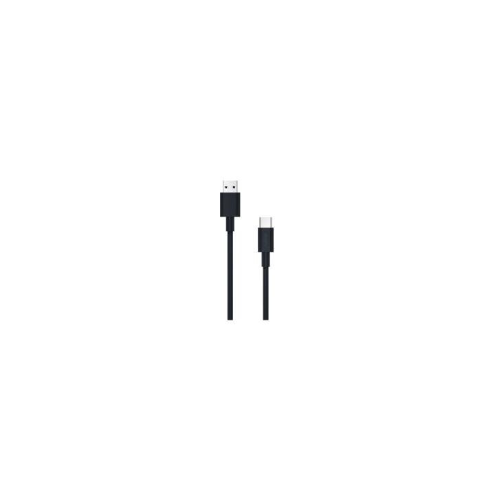 Cable Nubbeh Borealis USB-A a USB-C 1,5 m 3A Negro de Silicona Líquida