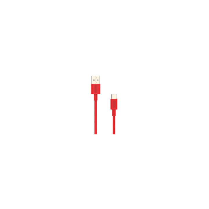 Cable Nubbeh Elisium USB-C a USB-A 1 m 3A Rojo TPE