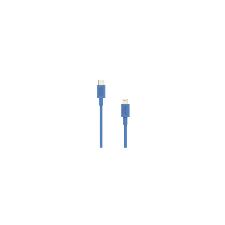 Cable Nubbeh Elisium Lightning a USB-C 1 m 2A Azul TPE