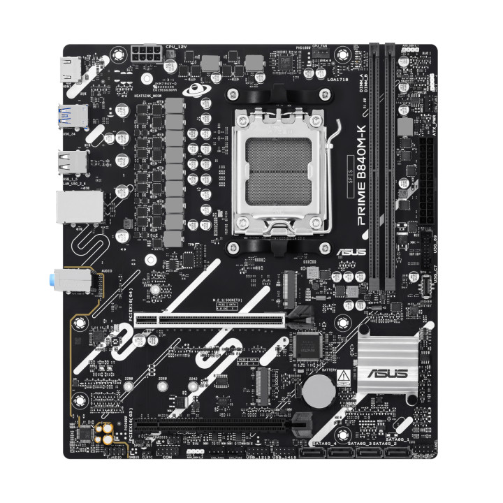 ASUS PRIME B840M-K AMD B840 Zócalo AM5 micro ATX Placa Base
