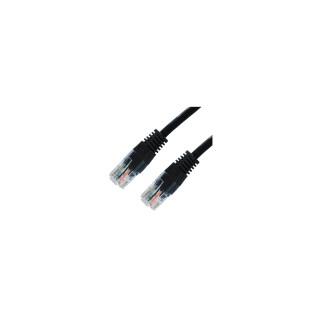 LATIGUILLO RJ45 CAT-5E UTP 0.50MT NEGRO 10.20.0100-BK