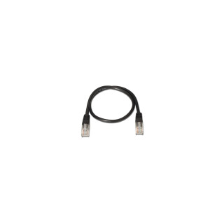LATIGUILLO RJ45 CAT-5E UTP 1MT NANOCABLE NEGRO 10.20.0101-BK
