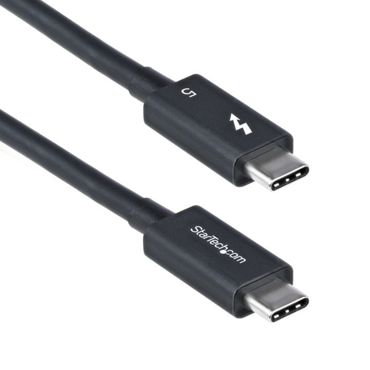 StarTech.com Cable Thunderbolt 5 de 1m - 80Gbps hasta 120Gbps - PD 240W - 8K 60Hz - Cable Certificado - Compatible con