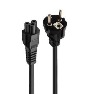 Ewent EC1907 cable de transmisión Negro 1,8 m Enchufe tipo F C5 acoplador