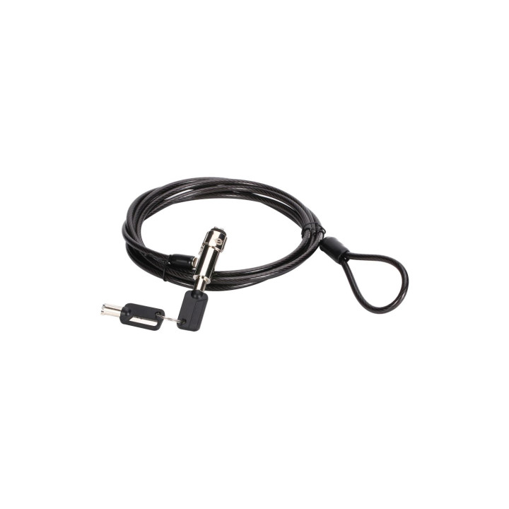 Conceptronic CUSTODIO02BNM cable antirrobo Negro 1,8 m