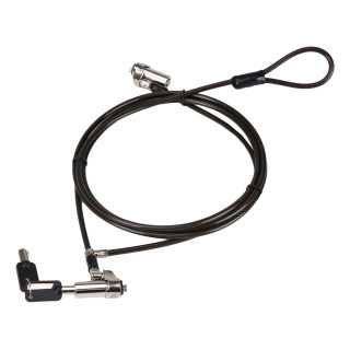 Conceptronic CUSTODIO02BNTM cable antirrobo Negro 1,8 m