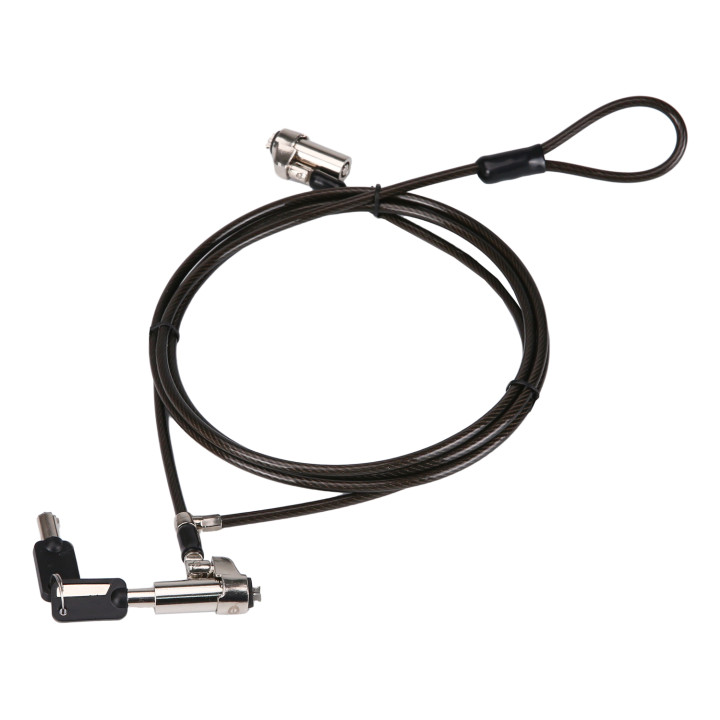 Conceptronic CUSTODIO02BNTM cable antirrobo Negro 1,8 m