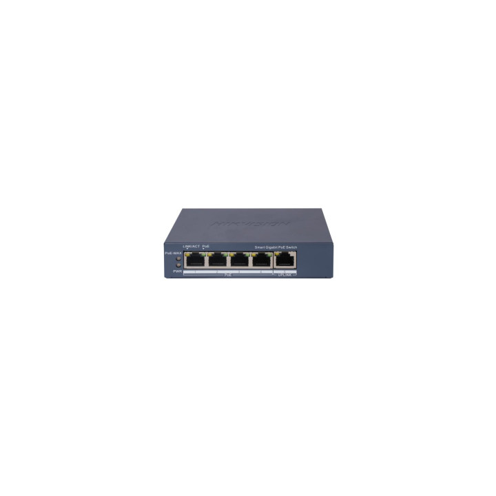 Hikvision DS-3E1505P-EI switch Gestionado Gigabit Ethernet (10/100/1000) Energía sobre Ethernet (PoE) Gris