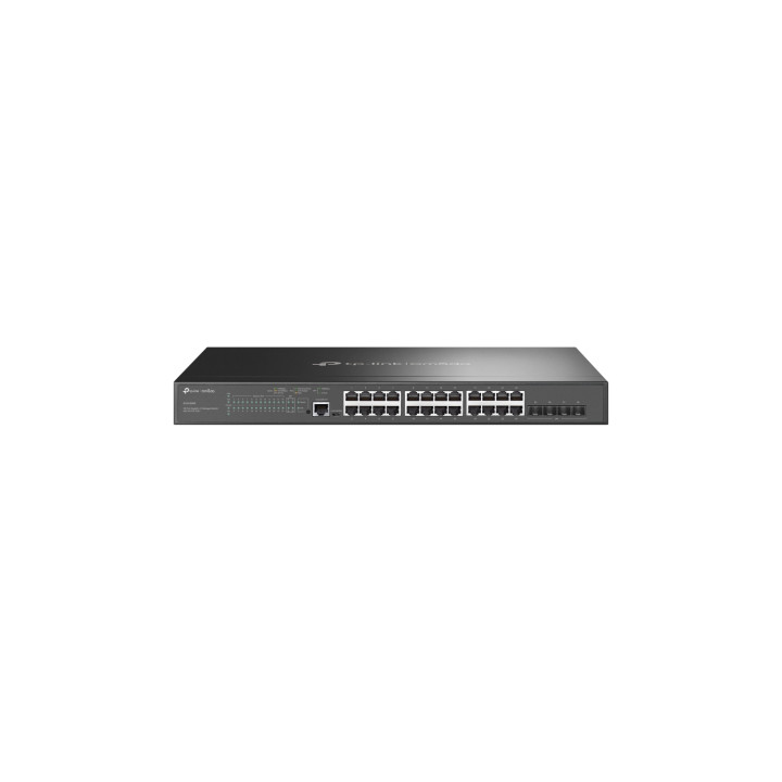 TP-Link Omada SG3428MP switch Gestionado L2+ Gigabit Ethernet (10/100/1000) Energía sobre Ethernet (PoE) 1U Negro