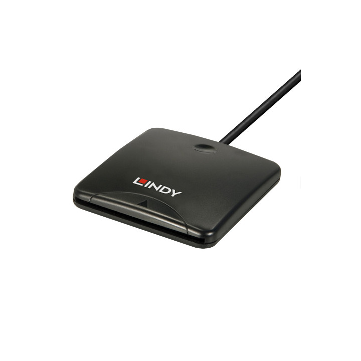Lindy 43407 lector de tarjeta magnética USB Negro