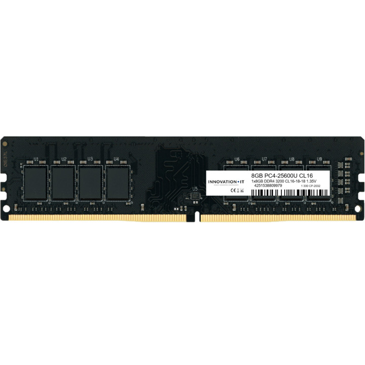 Innovation IT 3200 8GB CL16-18-18 1.35V LD 8-Chip módulo de memoria 1 x 8 GB DDR4 288-pin DIMM