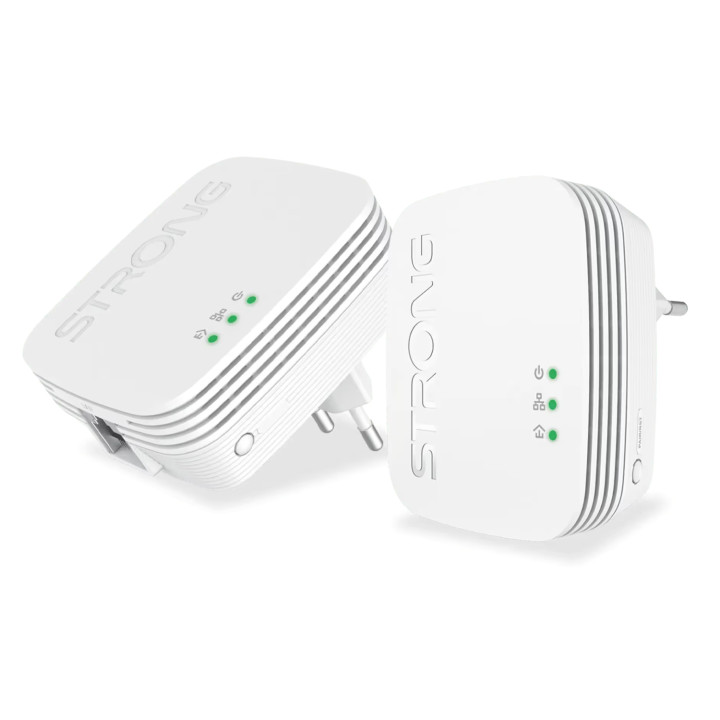 Strong Powerline 600 Duo Mini 600 Mbit/s Ethernet Blanco 2 pieza(s)
