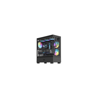 darkFlash Caja PC DS500 RGB Micro-ATX Negra