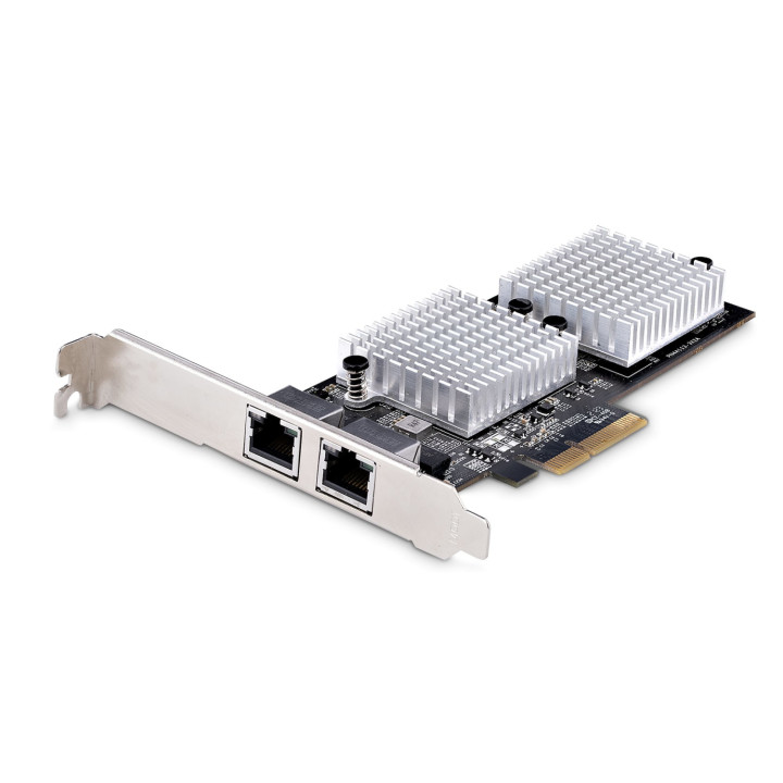 StarTech.com Tarjeta PCI Express Adaptadora de Red Ethernet de 2 Puertos RJ45 - Tarjeta de Red para Servidores o PCs -