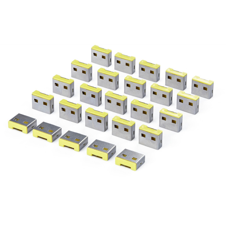StarTech.com Tapones de Bloqueo USB-A de Repuesto con Pestillo - Paquete de 25 - Para USB-A-PORT-BLOCKER - Tapones...