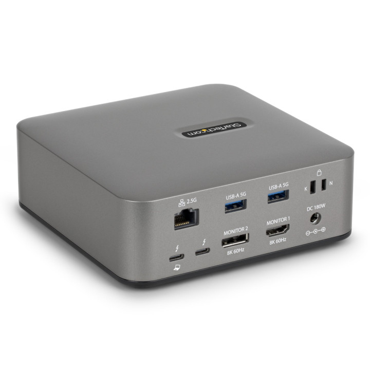 StarTech.com Docking Station Universal Thunderbolt 5 - 4K 144Hz/8K 60Hz - 120Gbps de Pico de Ancho de Banda - Carga PD