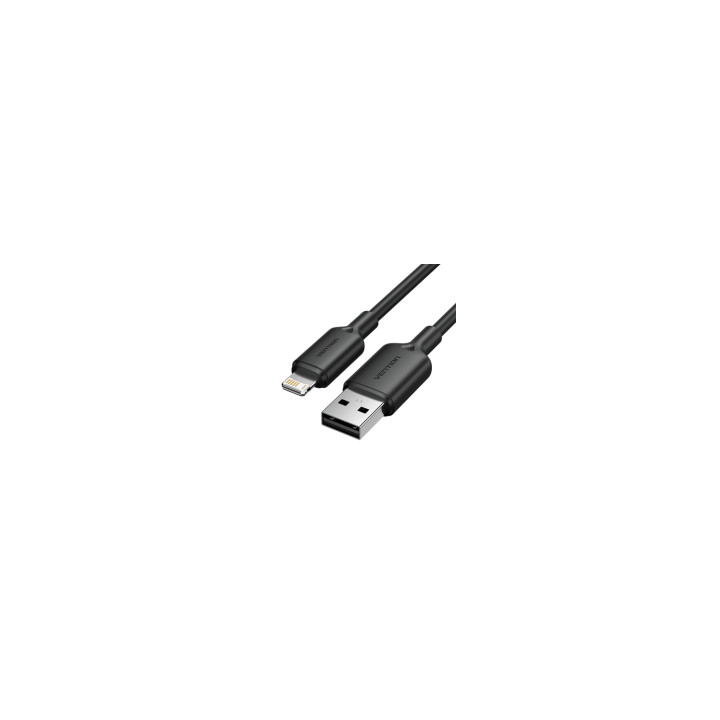 Vention LAMBH cable de conector Lightning 2 m Negro