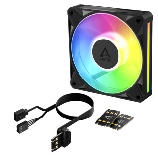 ARCTIC BioniX P12 A-RGB Carcasa del ordenador Ventilador 12 cm Negro 1 pieza(s)