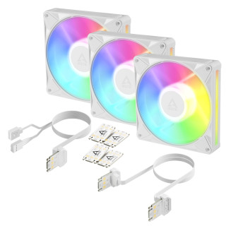 ARCTIC BioniX P14 A-RGB Carcasa del ordenador Ventilador 14 cm Blanco 3 pieza(s)