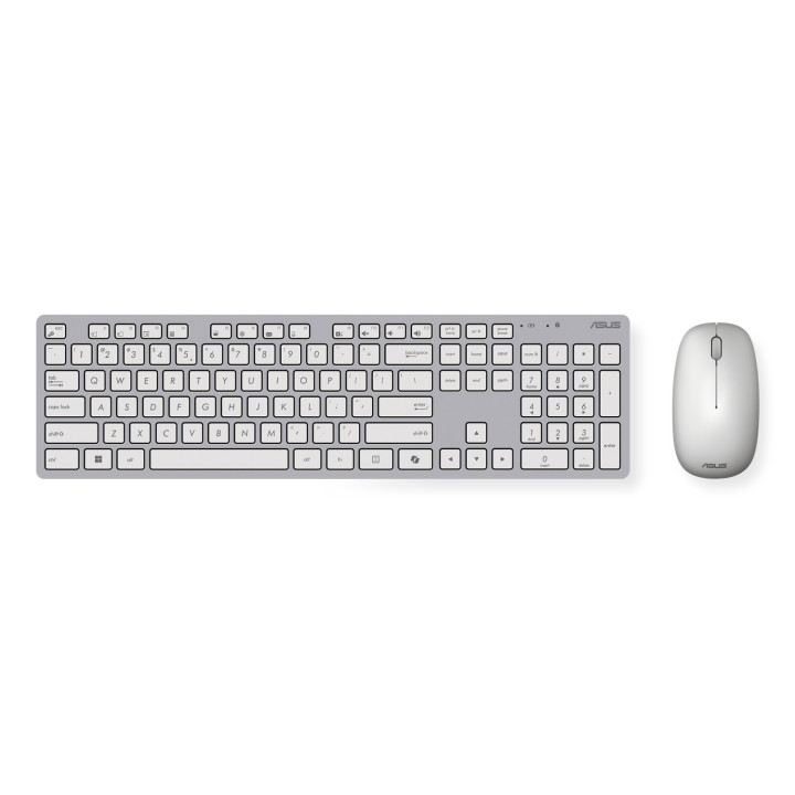 ASUS W5000 teclado Ratón incluido Oficina RF inalámbrico QWERTY Español Blanco