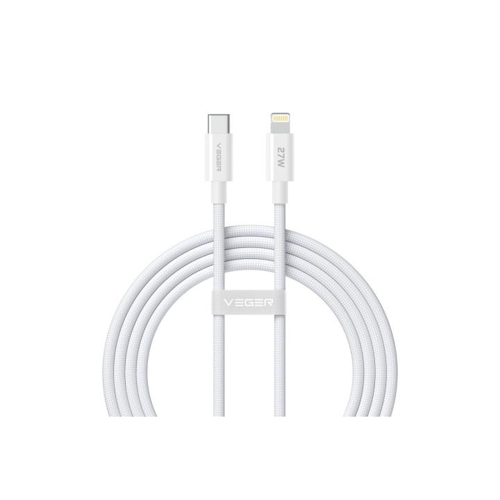 Veger Cable USB-C a Lightning 1.2m PD 27W