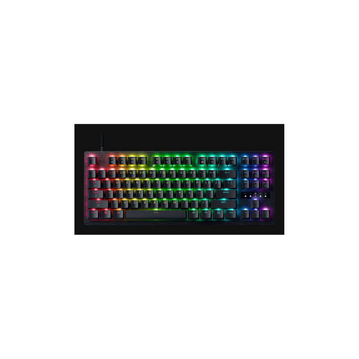 Razer Huntsman V3 Tenkeyless 8KHz teclado Juego USB QWERTY Inglés Negro