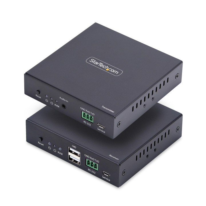 StarTech.com Extensor KVM HDMI 4K 60Hz por Redes Ethernet IP - Alargador KVM HDMI y USB por Ethernet - Sin...