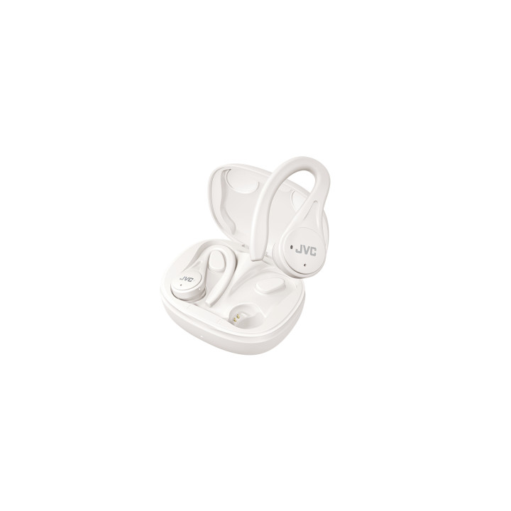 JVC HA-EC25T Auriculares True Wireless Stereo (TWS) gancho de oreja, Dentro de oído Llamadas/Música Bluetooth Blanco