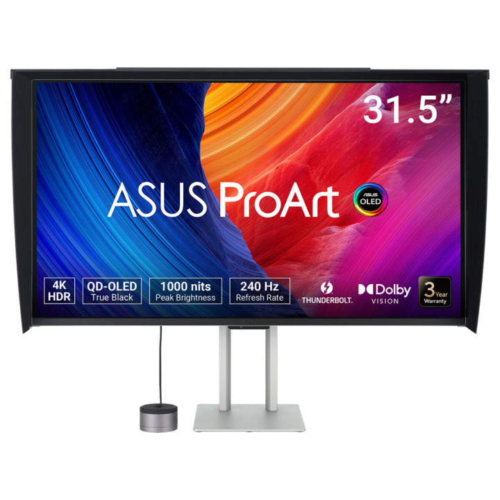ASUS ProArt OLED PA32UCDMR-K pantalla para PC 80 cm (31.5") 3840 x 2160 Pixeles 4K Ultra HD QD-OLED Negro, Plata