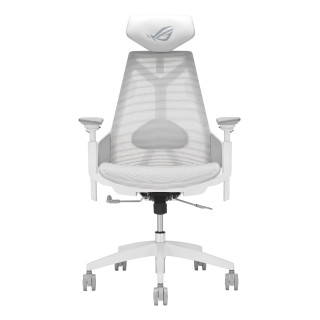 ASUS ROG Destrier Ergo Core White Silla para videojuegos de PC Asiento de malla Blanco