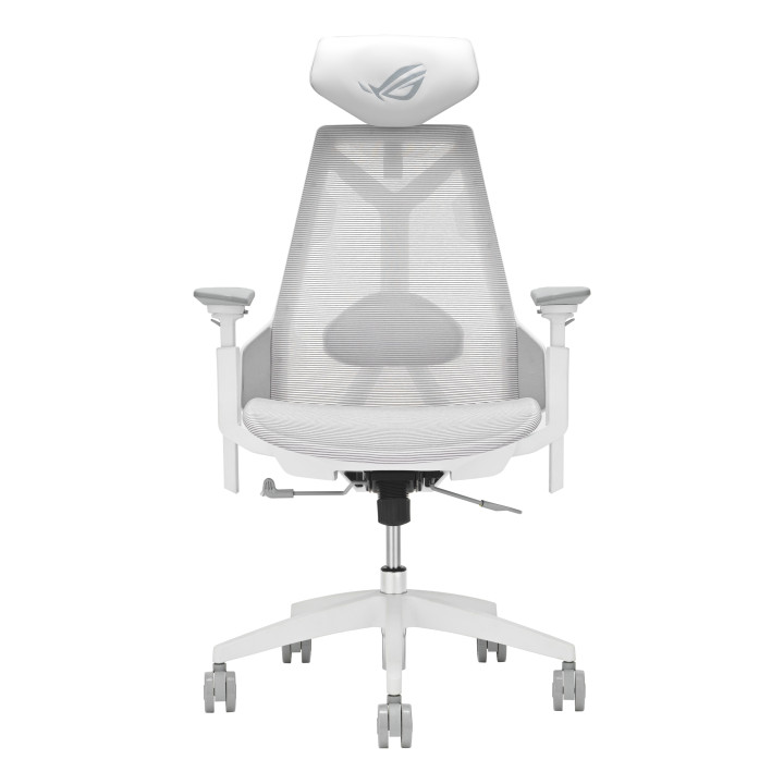 ASUS ROG Destrier Ergo Core White Silla para videojuegos de PC Asiento de malla Blanco