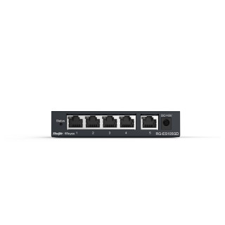 Ruijie Networks RG-ES105GD switch No administrado Gigabit Ethernet (10/100/1000) Negro
