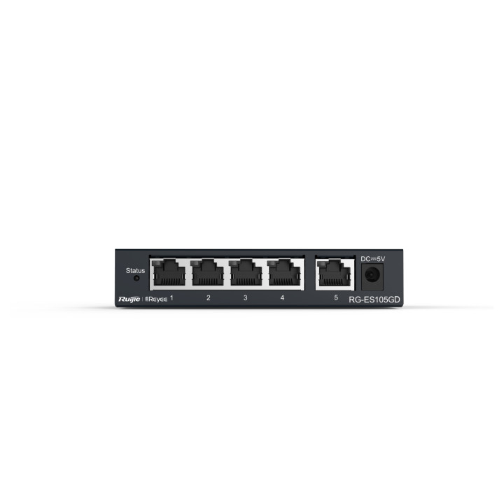 Ruijie Networks RG-ES105GD switch No administrado Gigabit Ethernet (10/100/1000) Negro