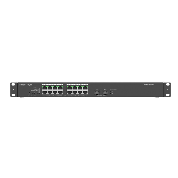 Ruijie Networks RG-ES118GS-P-L switch No administrado L2 Gigabit Ethernet (10/100/1000) Energía sobre Ethernet (PoE)...
