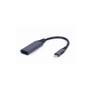 Cablexpert A-USB3C-HDMI-01 adaptador de cable de vídeo 0,15 m USB Tipo C Gris