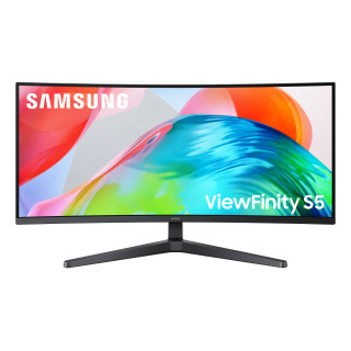 Samsung S55GH pantalla para PC 86,4 cm (34") 3440 x 1440 Pixeles UltraWide Quad HD LCD Negro