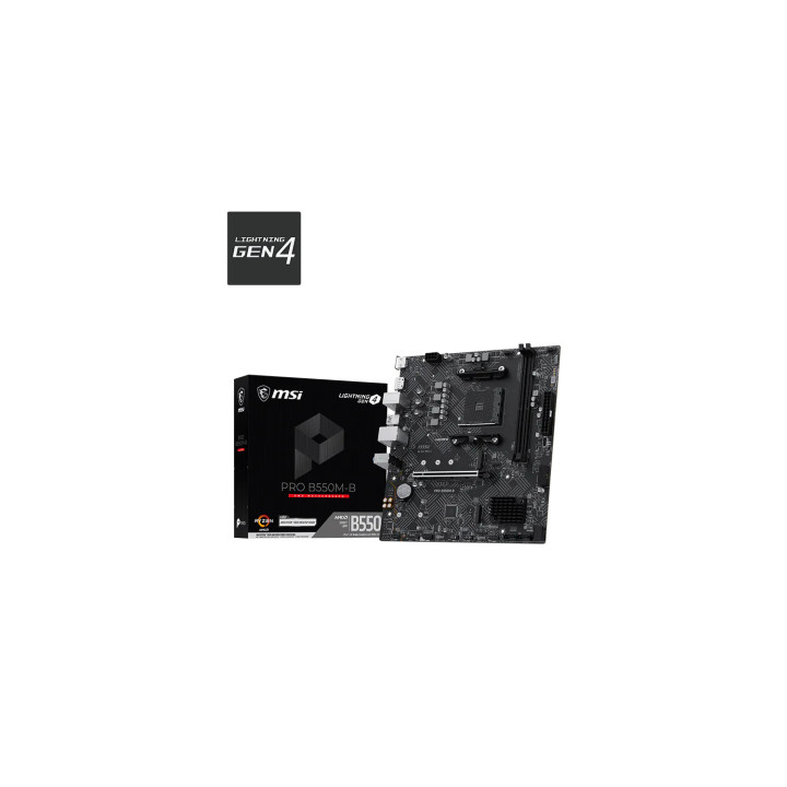 MSI PRO B550M-B placa base AMD B550 Zócalo AM4 micro ATX