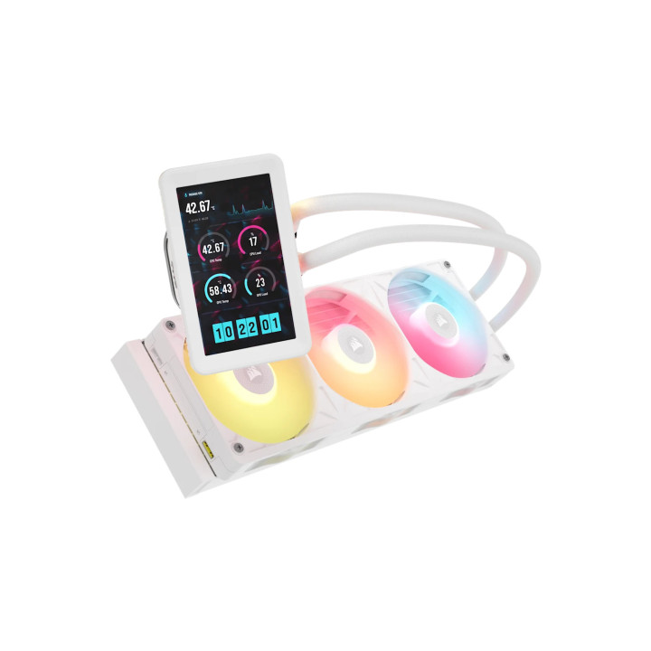 Corsair iCUE LINK TITAN II 360 RX LCD AIO Liquid CPU Cooler Procesador Kit de refrigeración líquida 12 cm Blanco 1...