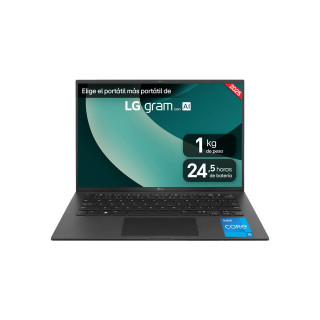 LG Gram Intel® Core™ i5 i5-1334U Portátil 35,6 cm (14") WUXGA 8 GB LPDDR4x-SDRAM 256 GB SSD Wi-Fi 6E (802.11ax) FreeDOS