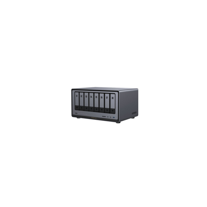 Ugreen 35127B servidor de almacenamiento NAS Escritorio Intel® Core™ i5 i5-1235U 8 GB DDR5 0 TB UGOS Pro Gris