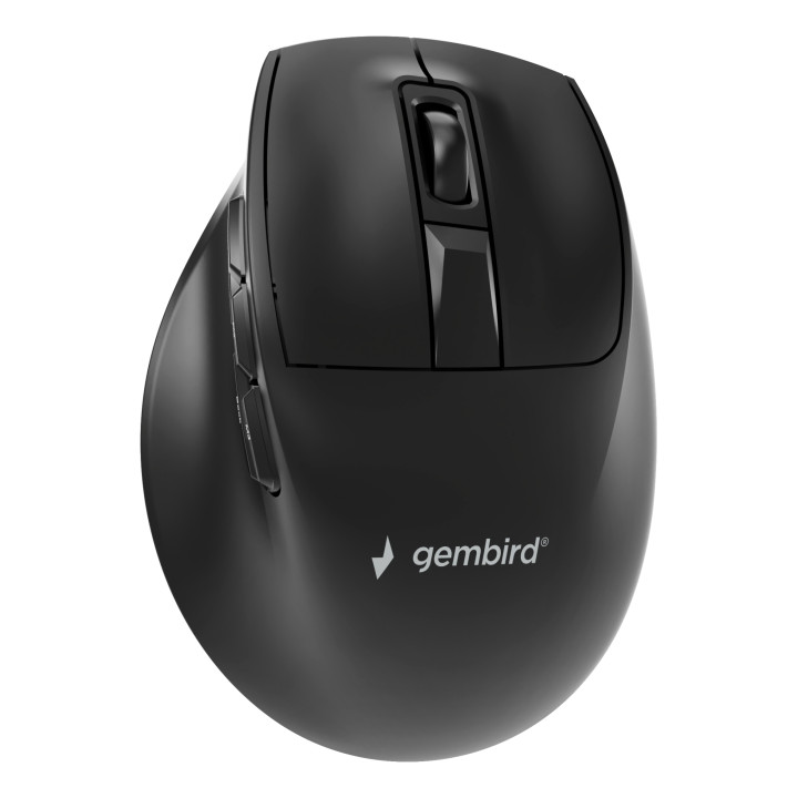 Gembird MUSW3-9B-01 ratón Oficina Mano derecha RF Wireless + Bluetooth + USB Type-A Óptico 2400 DPI