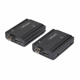 StarTech.com Kit Extensor de Consola por Fibra Óptica KVM DisplayPort - 4K 60Hz - Hasta 300m (Multimodo) - con 2...