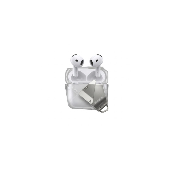 Aulumu A29 Geo para AirPods 4 Funda Blanca