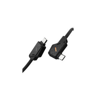 Aulumu Cable de carga y datos USB-C de alta velocidad de aluminio M07 Steady 240W (1.2m) Negro