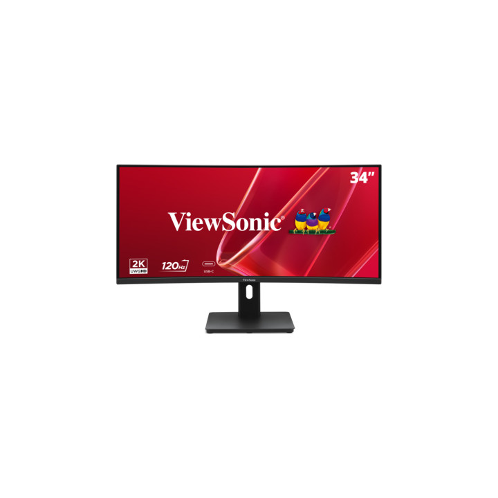 Viewsonic VA VA3420C-2 pantalla para PC 86,4 cm (34") 3440 x 1440 Pixeles UltraWide Quad HD LED Negro