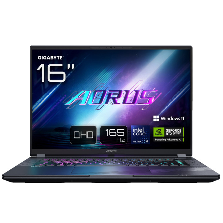 GIGABYTE AORUS ELITE 16 BWH Portátil Gaming - 16,0“, 165Hz WQXGA, Intel Ultra 9 275HX, NVIDIA RTX 5070, 32GB DDR5...