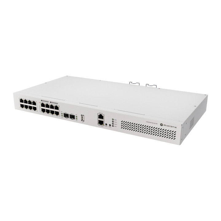 Mikrotik CRS418-8P-8G-2S+RM Cloud Router/Sw L2/L3 Gigabit Ethernet (10/100/1000) Energía sobre Ethernet (PoE) 1U