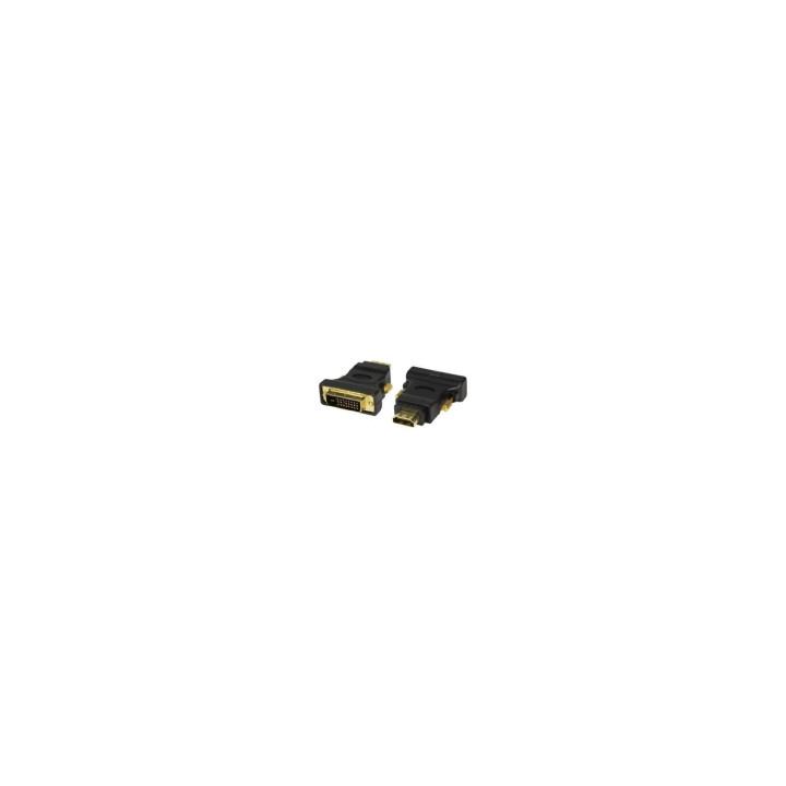 ADAPTADOR LOGILINK HDMI A DVI (24+1) H/M NEGRO AH0001